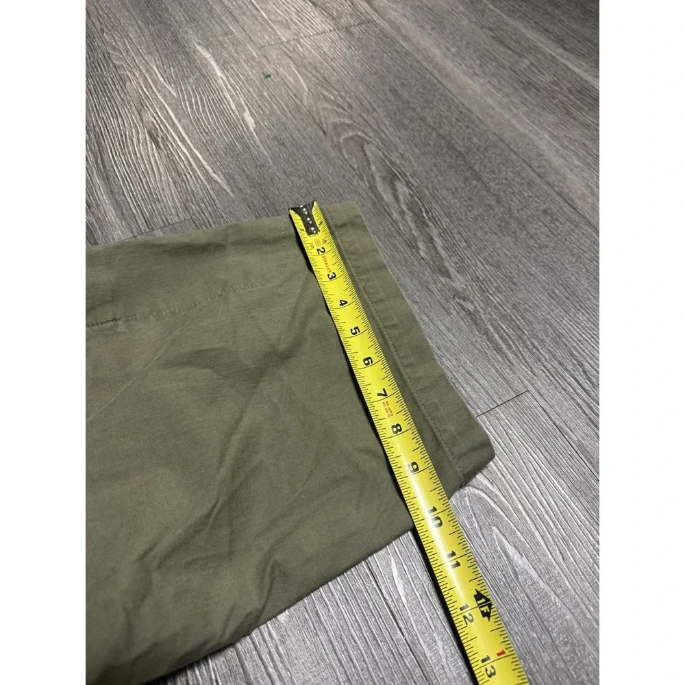 North Face Shorts Jorts Mens 32 Green Utility Cargo Hiking Outdoor Workwear Hike